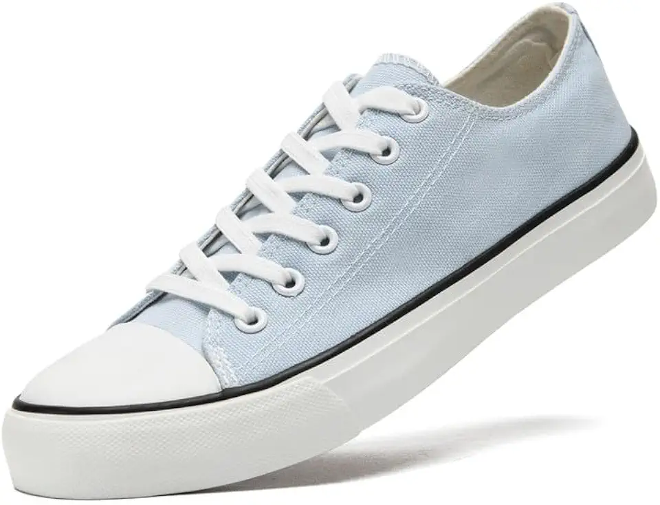 Canvas Shoes for Women Men Low Top Lace Up Sneakers Canvas Fashion Sneakers Classic Casual Walking Shoes Comfortable Breathable