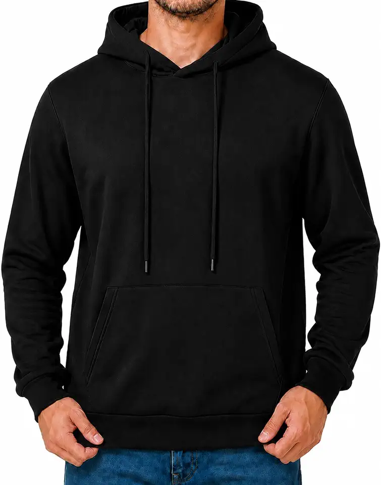 Men's Fleece Hoodie Pullover Casual Hooded Sweatshirt