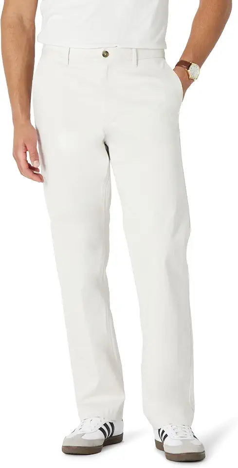 Amazon Essentials Men's Relaxed-Fit Cotton Chino Pant with Stretch Fabric