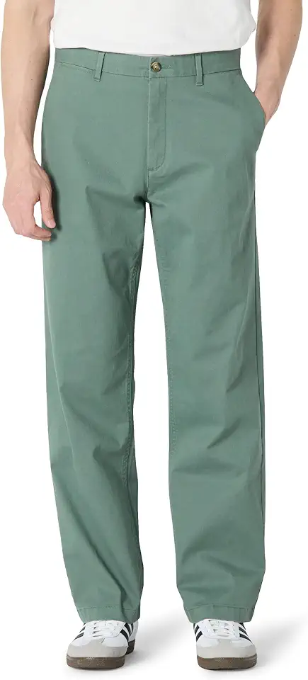 Amazon Essentials Men's Relaxed-Fit Cotton Chino Pant with Stretch Fabric