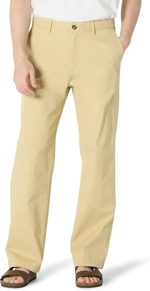 Men's Relaxed Fit Cream Chino Pants
