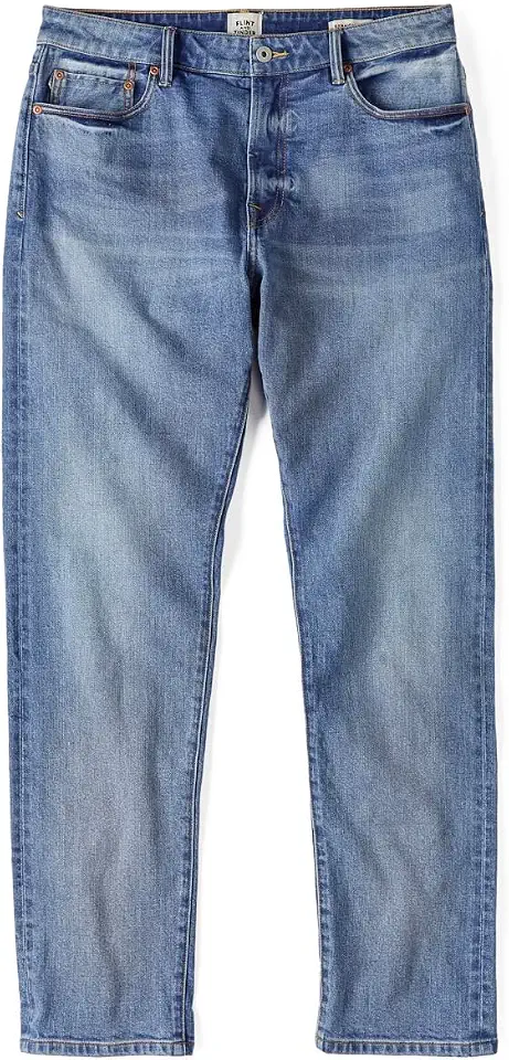 Huckberry Stretch Selvedge Denim Jeans for Men - 11.7 oz Mens Jeans with 1% Stretch, Copper Rivets- Year-Round Men Jeans