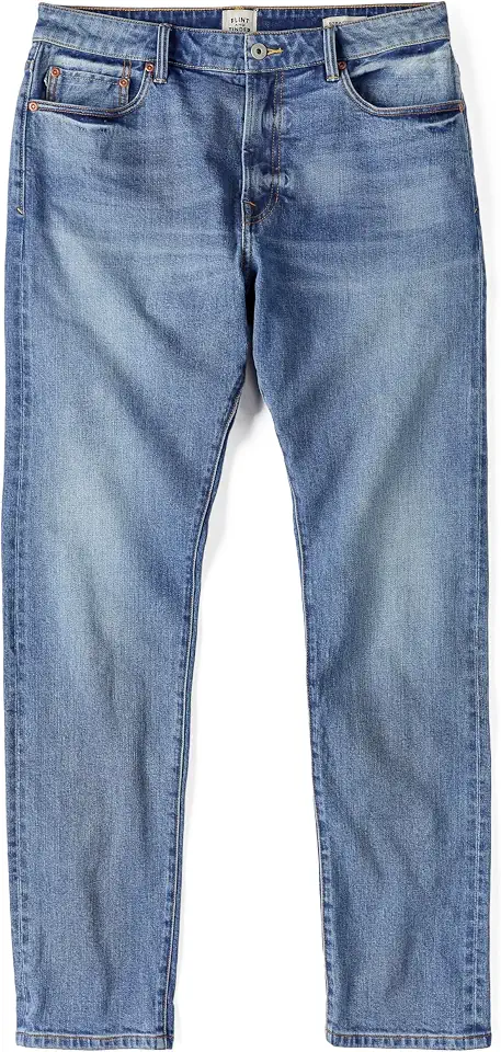 Huckberry Stretch Selvedge Denim Jeans for Men - 11.7 oz Mens Jeans with 1% Stretch, Copper Rivets- Year-Round Men Jeans