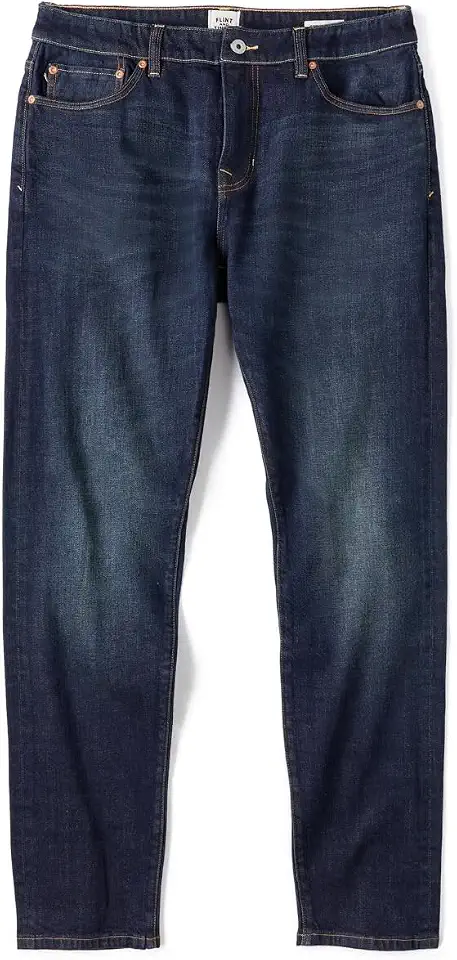 Huckberry Stretch Selvedge Denim Jeans for Men - 11.7 oz Mens Jeans with 1% Stretch, Copper Rivets- Year-Round Men Jeans