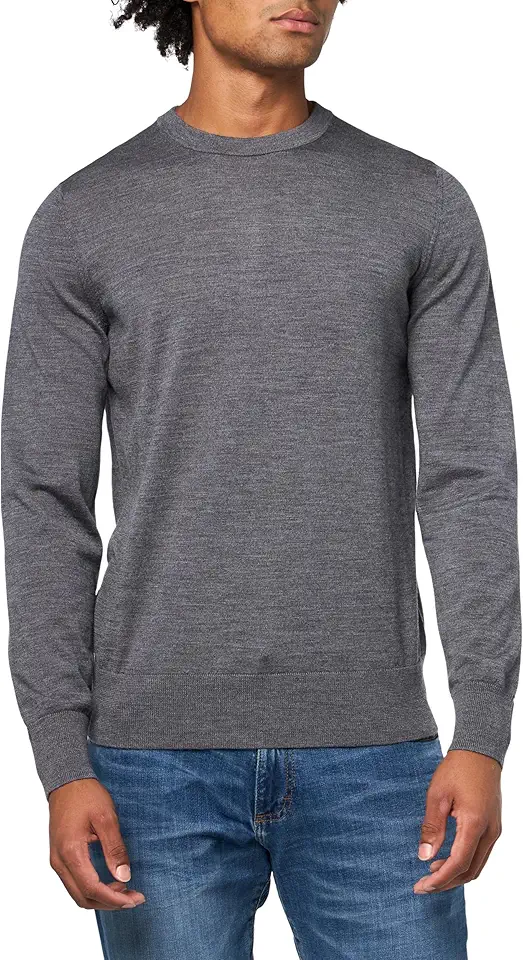 Brooks Brothers Men's Merino Wool Crewneck Long Sleeve Sweater