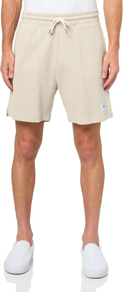 HUGO Men's Nuwaffle Cotton Blend Short
