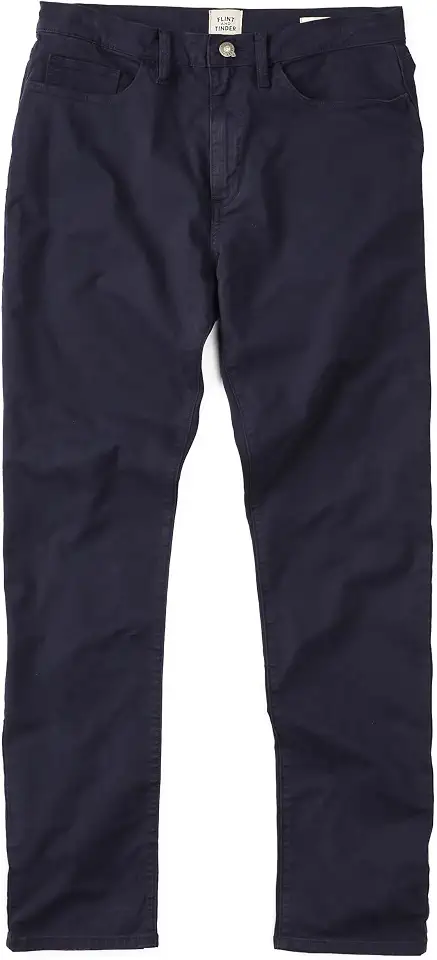Huckberry Flint and Tinder Men's 365 Pant, Stretch Comfort, 5-Pocket Mens Pant