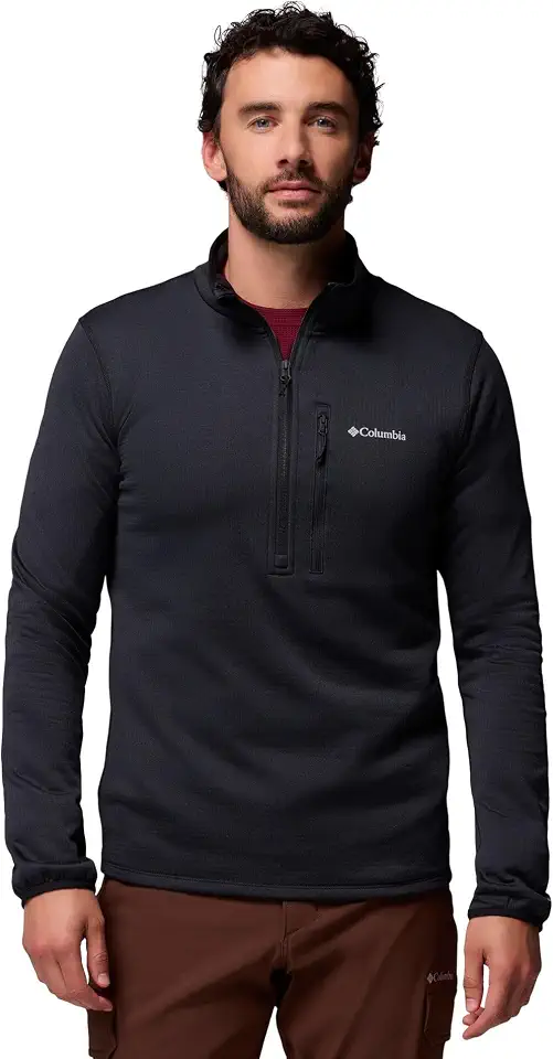 Columbia Men's Essential Hike Grid Fleece Half Zip
