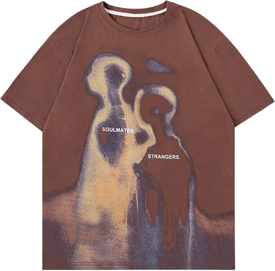SOLY HUX Men's Oversized Graphic Tees Crew Neck Short Sleeve T Shirts