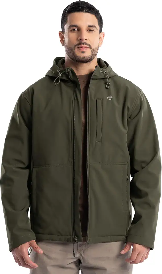 ATG Men's Soft Shell Hooded Jacket