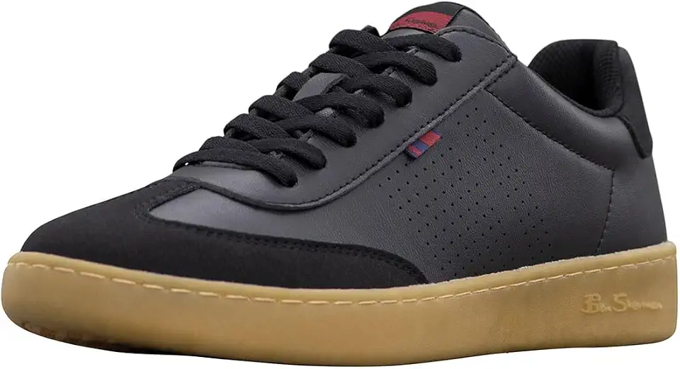 Ben Sherman Mens Glasgow Lace Up Sneakers Shoes Casual