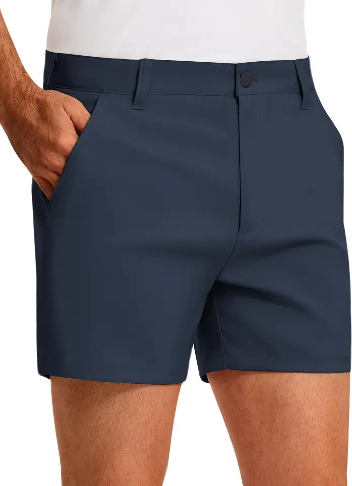PULI Men's Golf Shorts 5" Inseam Quick Dry Lightweight with 5 Pockets