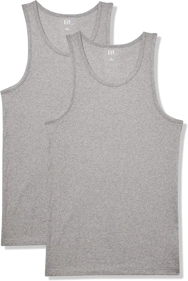 GAP Men's 2-Pack Ribbed Tank