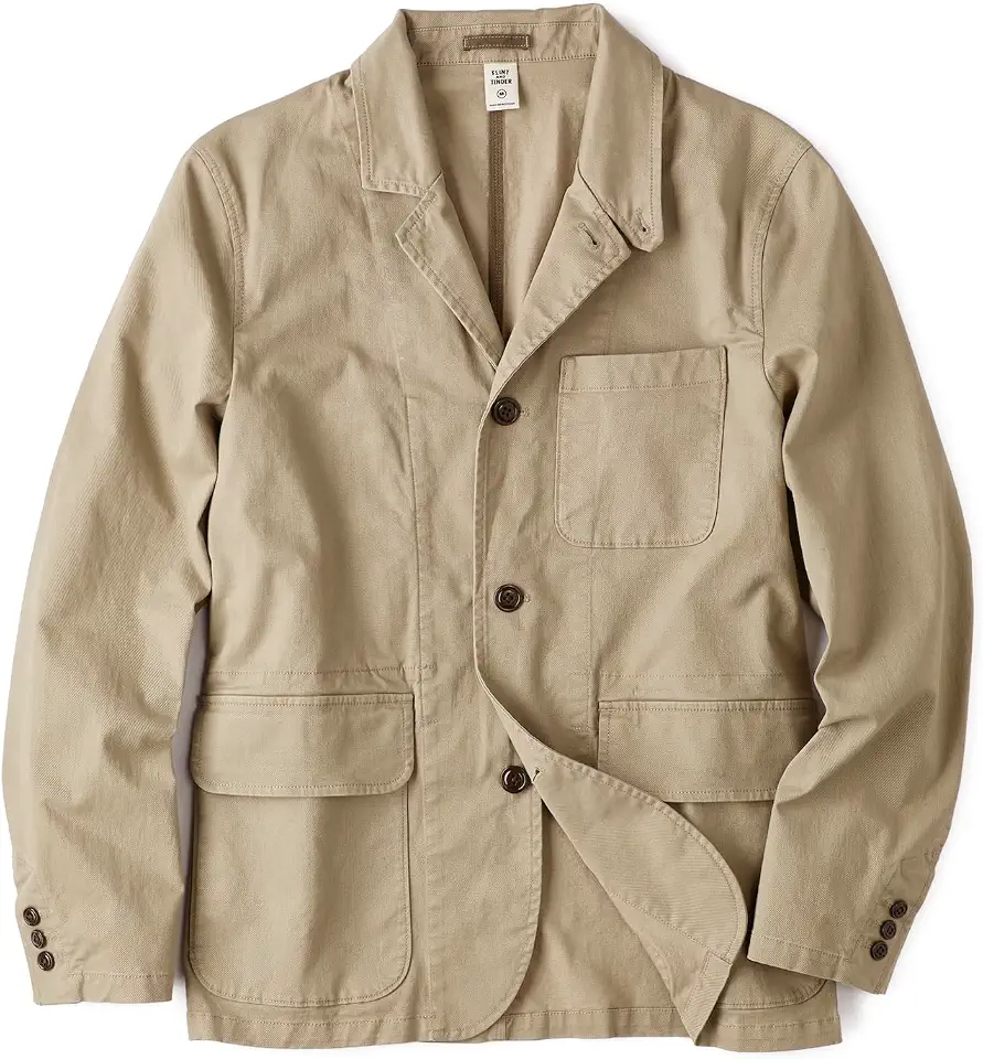 Huckberry Flint and Tinder 365 Utility Blazer, Mens Sports Coat, Casual Blazer