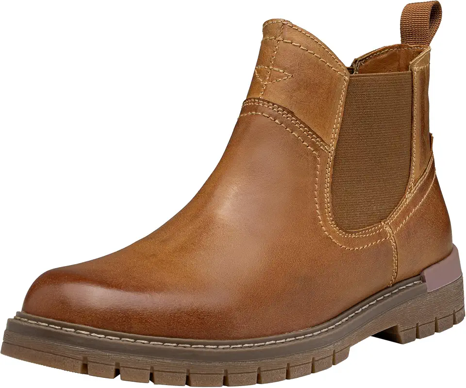 Jousen Men's Chelsea Boots Casual Slip On Ankle Boots with Memory Foam