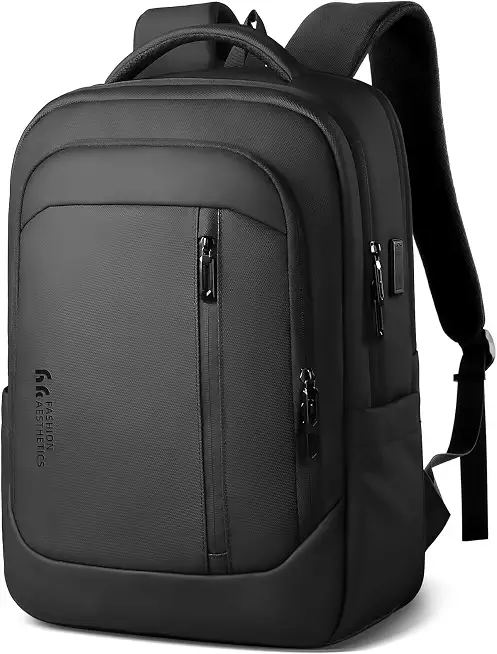 16-Inch Laptop Backpack for Men & Women, 25L with USB Charging Port