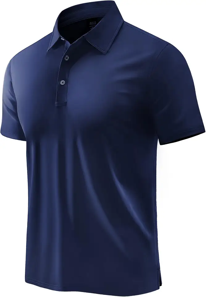 MIER Polo Shirts for Men Dry Fit Performance Golf Collared Shirt, UPF 50+