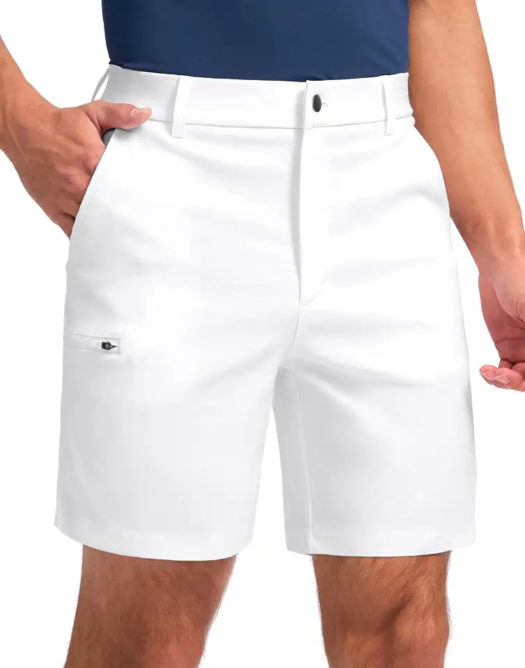 Pudolla Men's Casual Shorts 7/5/9 Inch Golf Shorts with 4 Pockets