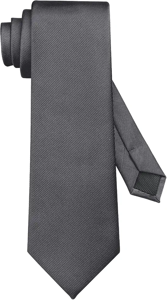 DecTwig Men's Ties Solid Color Formal Necktie