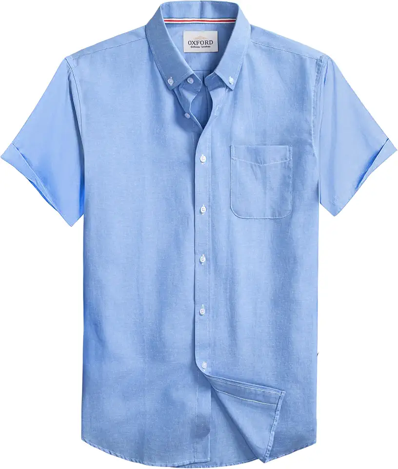 Men's Light Blue Oxford Cloth Button Down