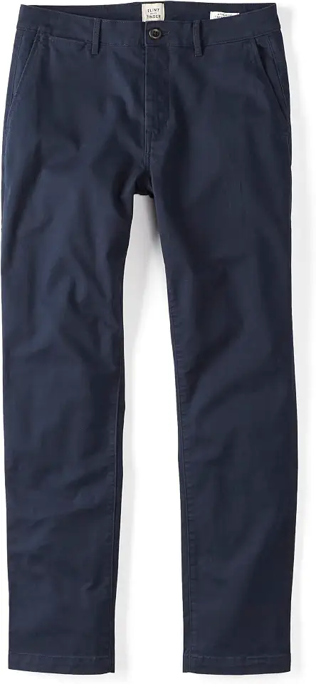 Huckberry 365 Chino Pants Men - Casual Mens Chinos Pants, Cotton-Spandex Blend, Soft Twill Herringbone Pocketing, Trousers