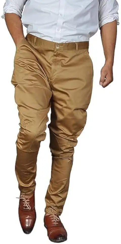 Men's Tan Equestrian Riding Pants