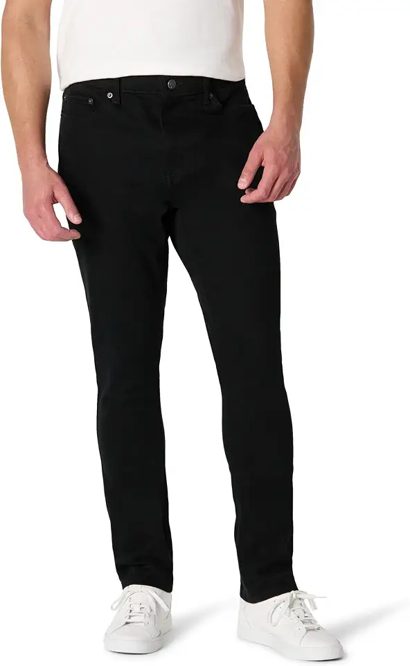 Men's Washed Black Slim Fit Jeans