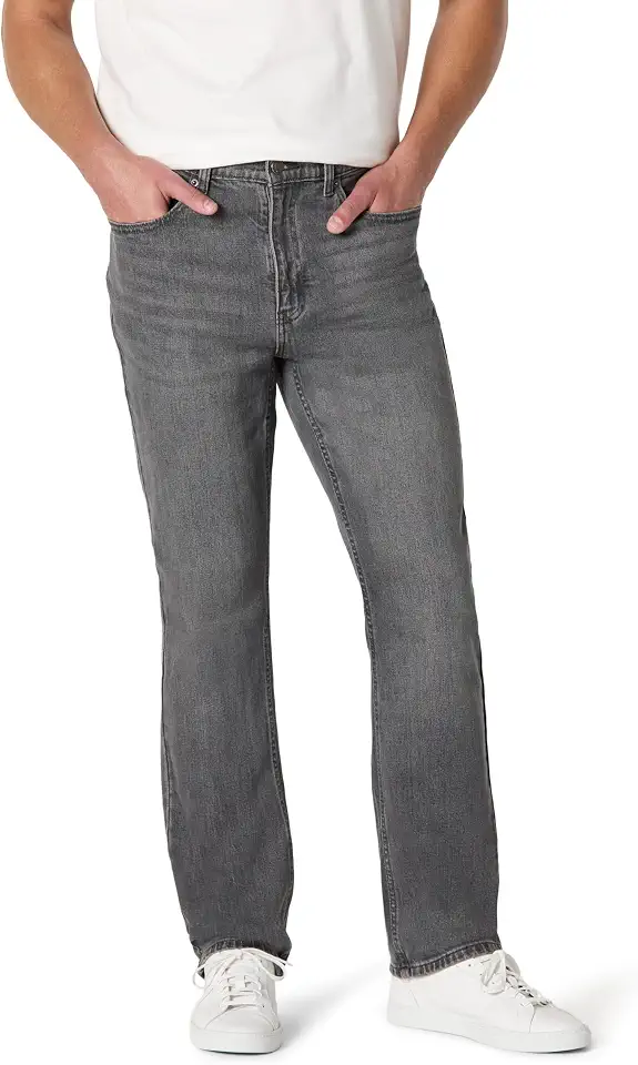 OEKO-TEX STANDARD 100 Amazon Essentials Men's Low Stretch Straight-Fit Jeans