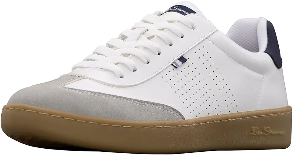 Ben Sherman Mens Glasgow Lace Up Sneakers Shoes Casual