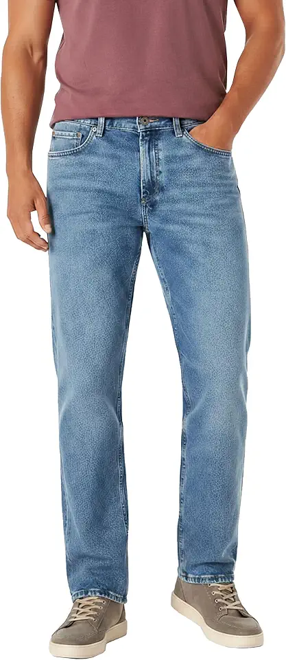 Men's Relaxed Fit Light Wash Jeans