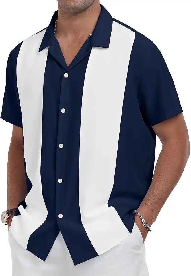 YTD Men's Vintage Bowling Shirt