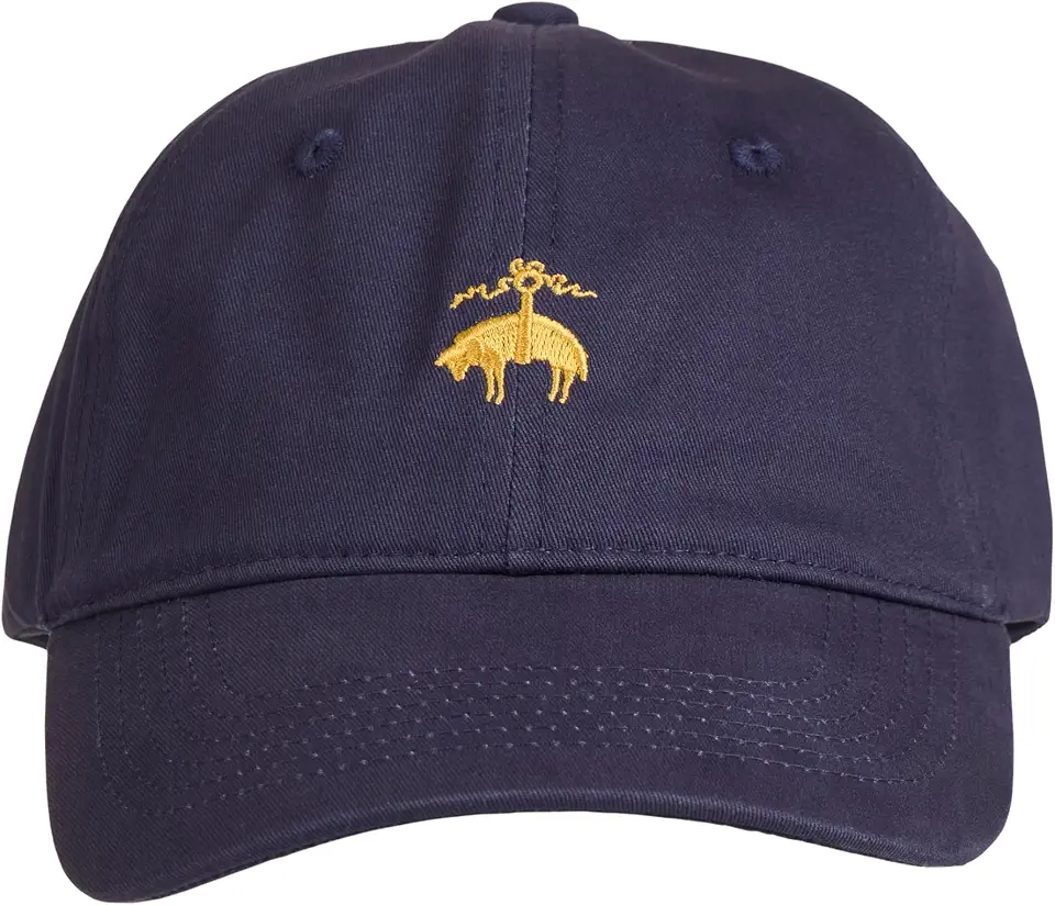 Brooks Brothers Men’s Classic 100% Cotton Twill Baseball Cap - Woven Logo One-Size Adjustable Hat