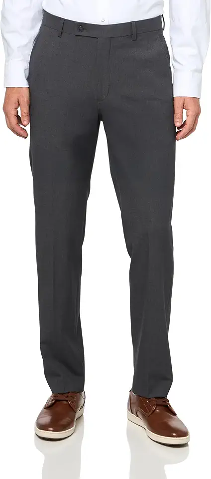 Calvin Klein Men's Slim Fit Stretch Dress Suit Pants for Men, Ultra-Tapered, Wrinkle-Resistant, Moisture-Wicking Fabric