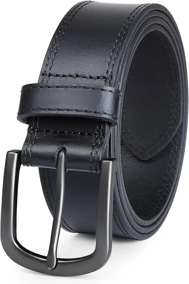 Men Full Grain Leather Casual Every Day Jean Belt 1.5" Handmade