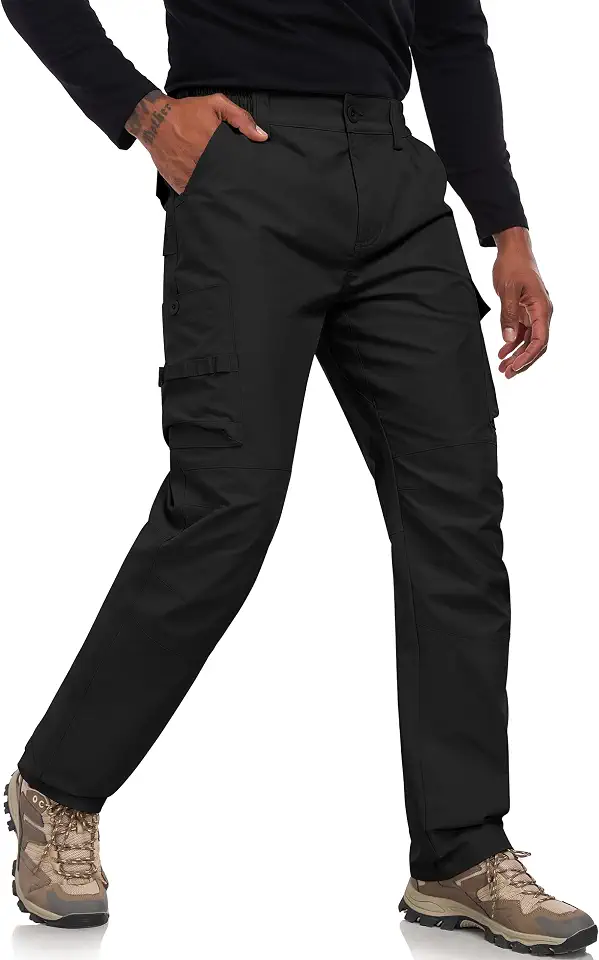 Men's Hiking Cargo Pants Tactical Work Travel Trousers