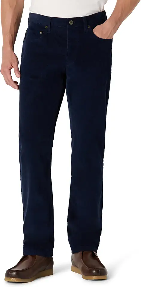 Amazon Essentials Men's Straight Fit 5 Pocket Stretch Corduroy Pant