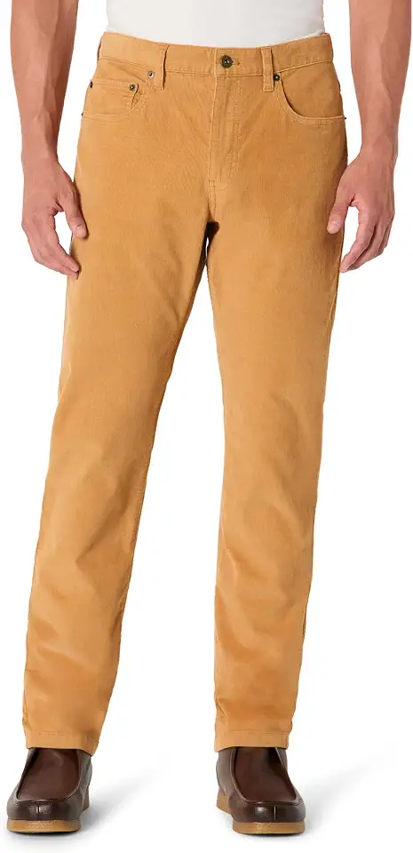 Amazon Essentials Men's Straight Fit 5 Pocket Stretch Corduroy Pant