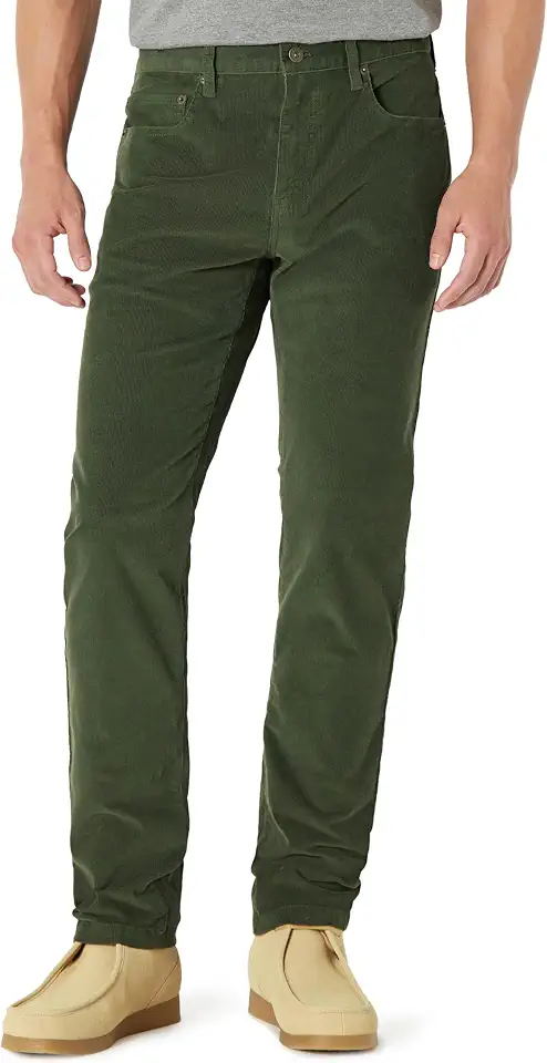 Amazon Essentials Men's Slim-Fit 5 Pocket Stretch Fine Wale Corduroy Pant