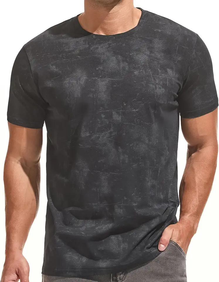 KLIEGOU Mens Hipster Hiphop Tees - Fashion Print T-Shirts