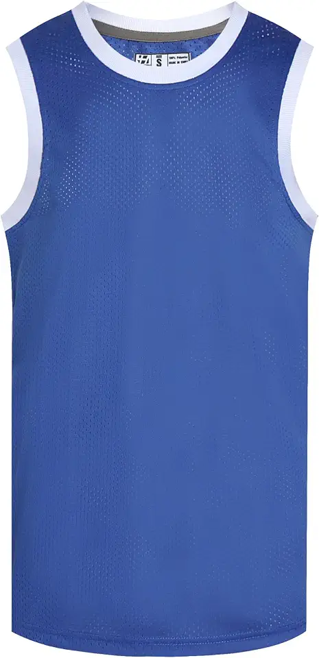 Men's Blank Basketball Jerseys Mesh Athletic Sports Shirts Plain Performance Team Uniforms