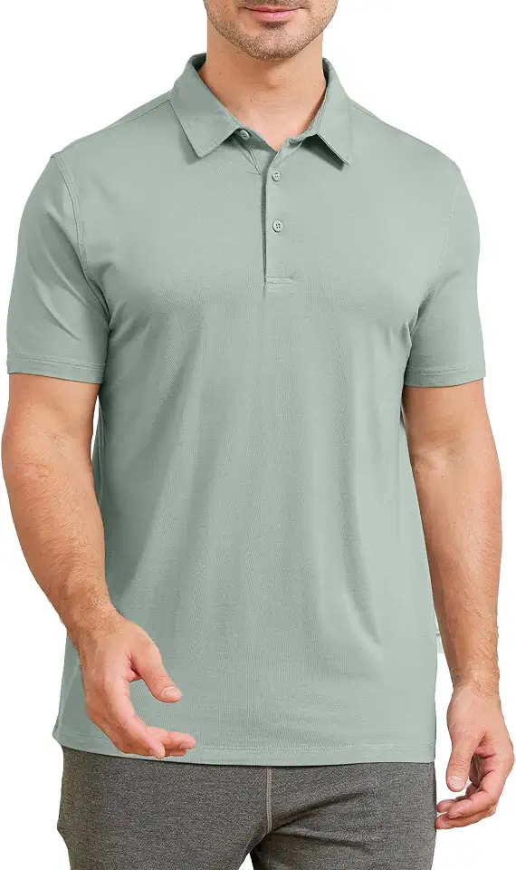 netdraw Mens Ultra Soft Bamboo Viscose Polo Straight Hem S-3XL