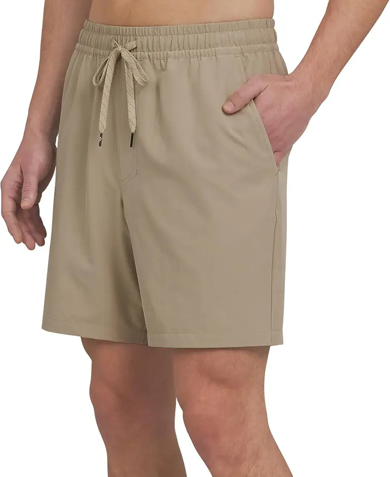 Quiksilver Men's Regular Fit Stretch Waist Water Friendly Active Hybrid Shorts (S-XXL)