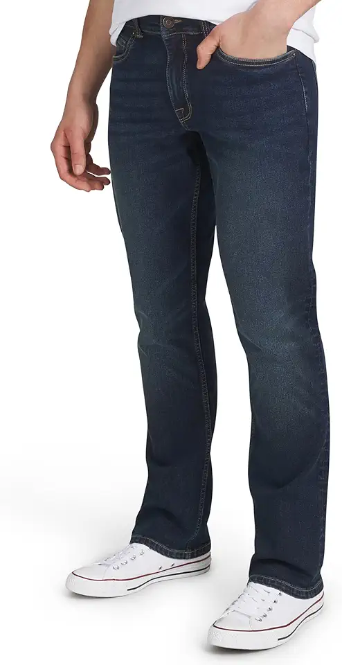 Quiksilver Men's 5 Pocket Straight Fit Stretch Waist Denim Jeans