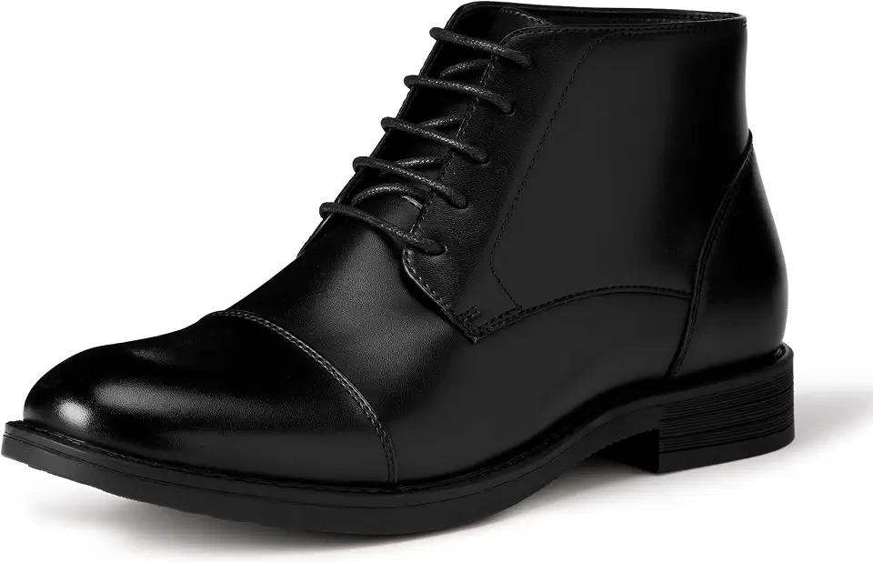 Amazon Essentials Men's Cap Toe Lace Up Ankle Dress Boots