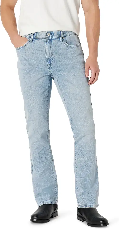 U.S. Cotton Trust Protocol Amazon Essentials Men's Low Stretch Slim-Fit Bootcut Jeans