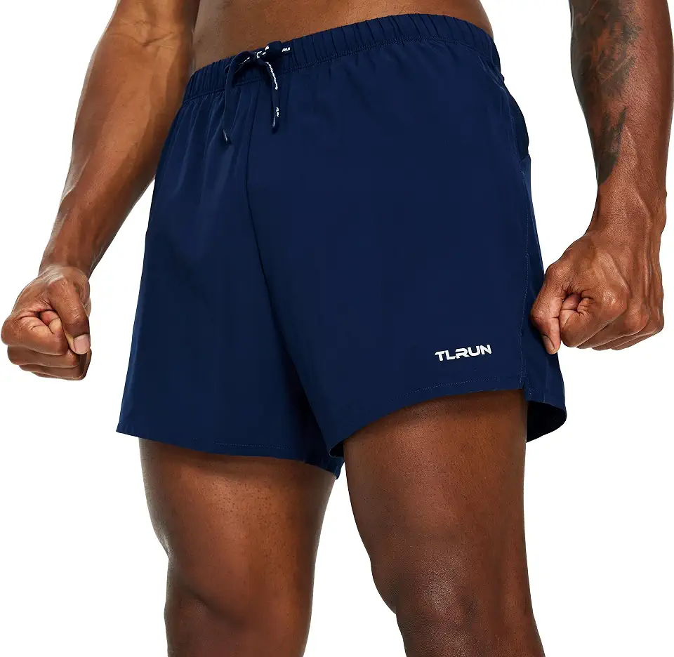 TLRUN Men’s 3-Inch Running Shorts, Ultra Lightweight, Quick Dry, Mesh Liner