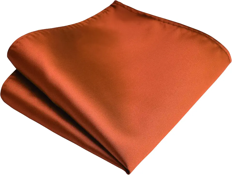 Branduce Solid Pocket Square for Men Plain Color Boy Handkerchief for Wedding Party