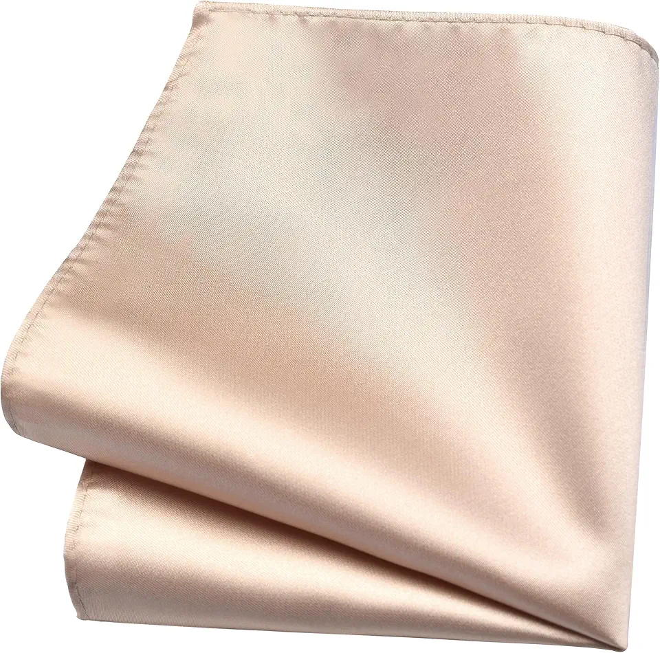 Men's Cream Silk Pocket Square