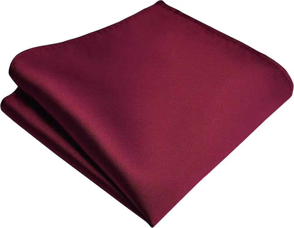 Branduce Solid Pocket Square for Men Plain Color Boy Handkerchief for Wedding Party