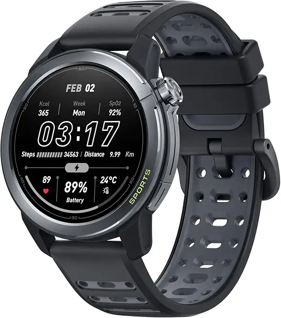 mibro GS Active2 GPS Running Smartwatch with Dual Band GPS, Lightweight